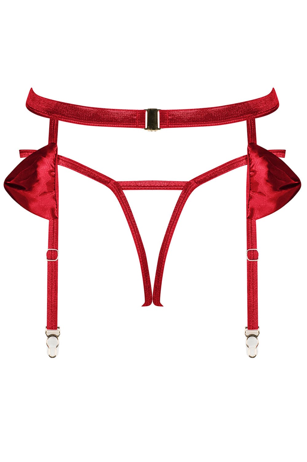 Obsessive Rubinesa Suspender & Crotchless Thong