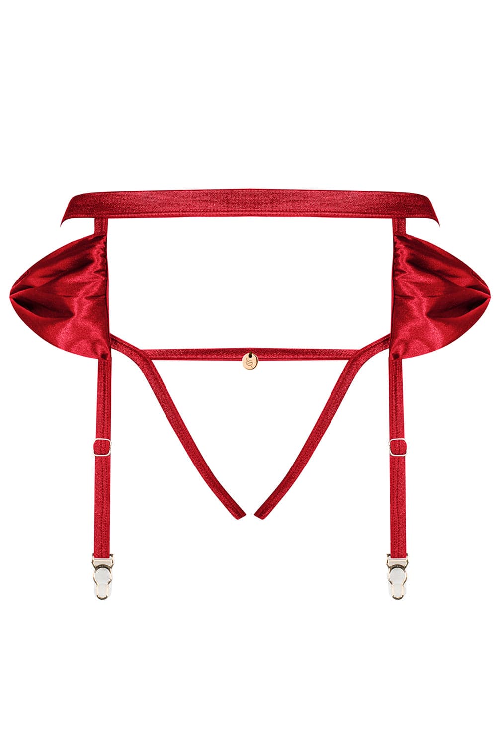 Obsessive Rubinesa Suspender & Crotchless Thong