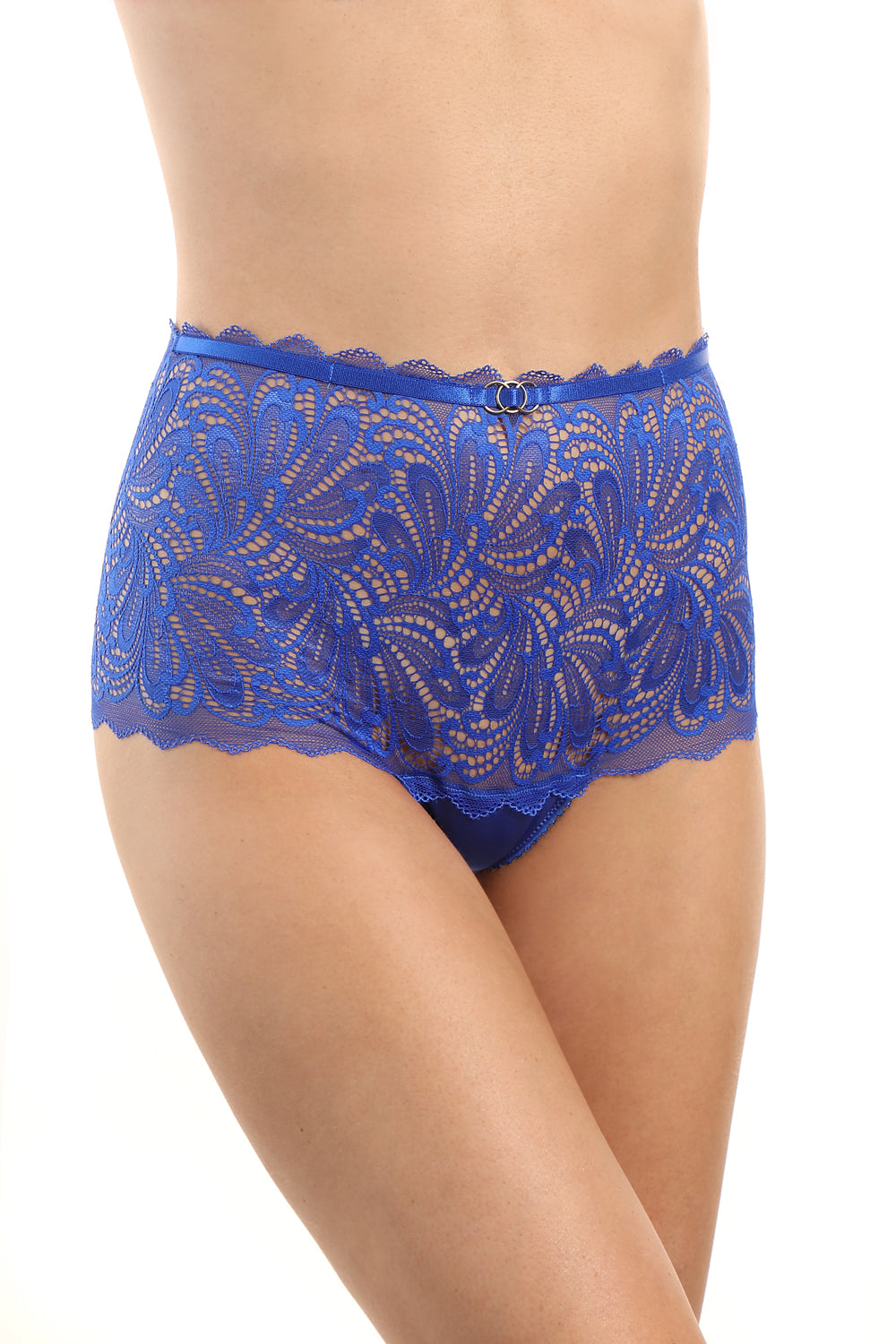 Jolidon Hey Jude! High Waist Brief in Blue