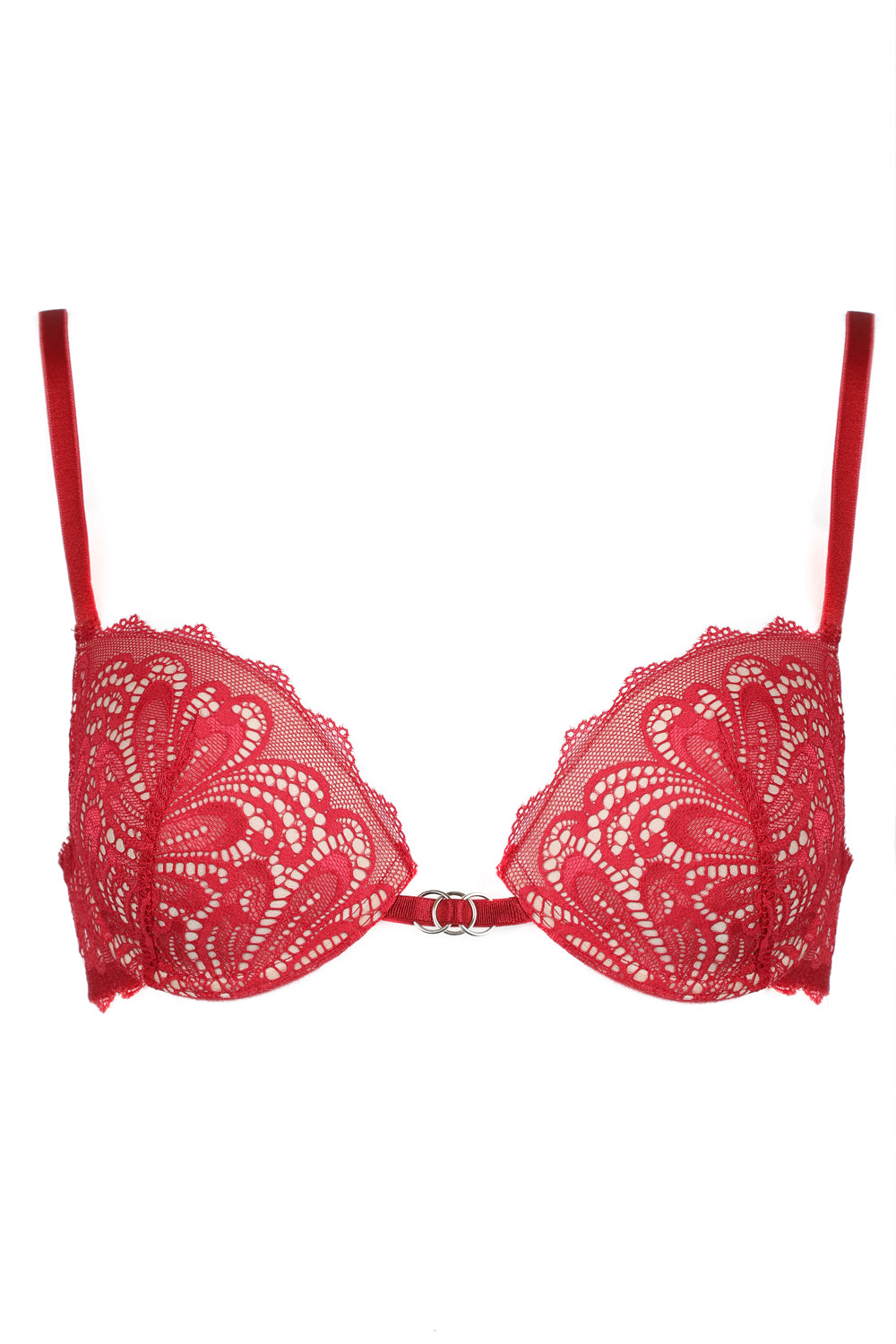 Jolidon Hey Jude! Push Up Bra in Red