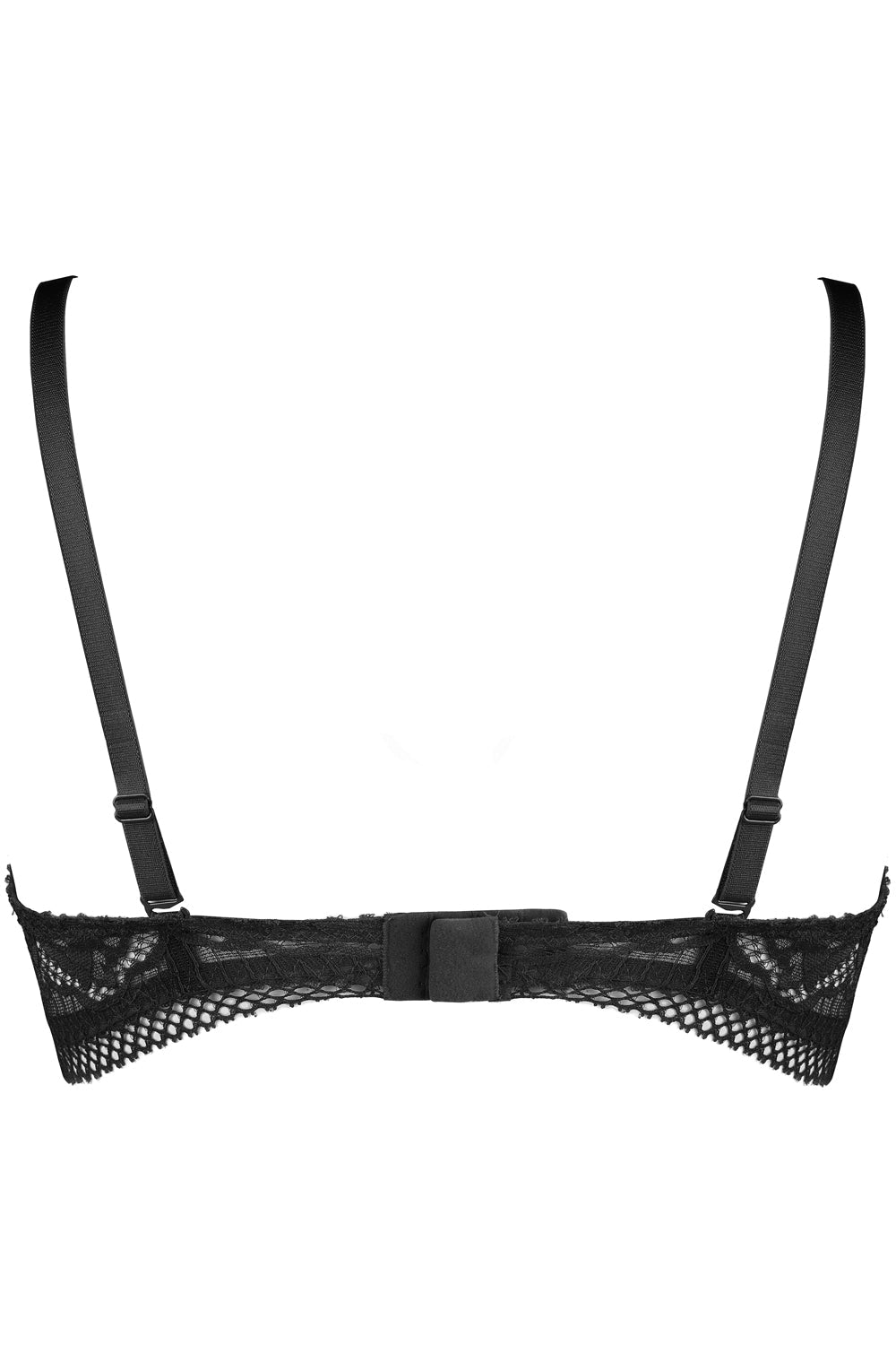 Jolidon Rock DJ Balconette Bra Black