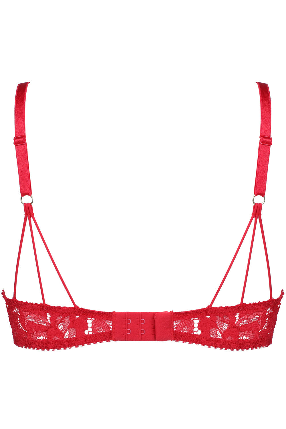 Jolidon Rock DJ Underwire Bra Red