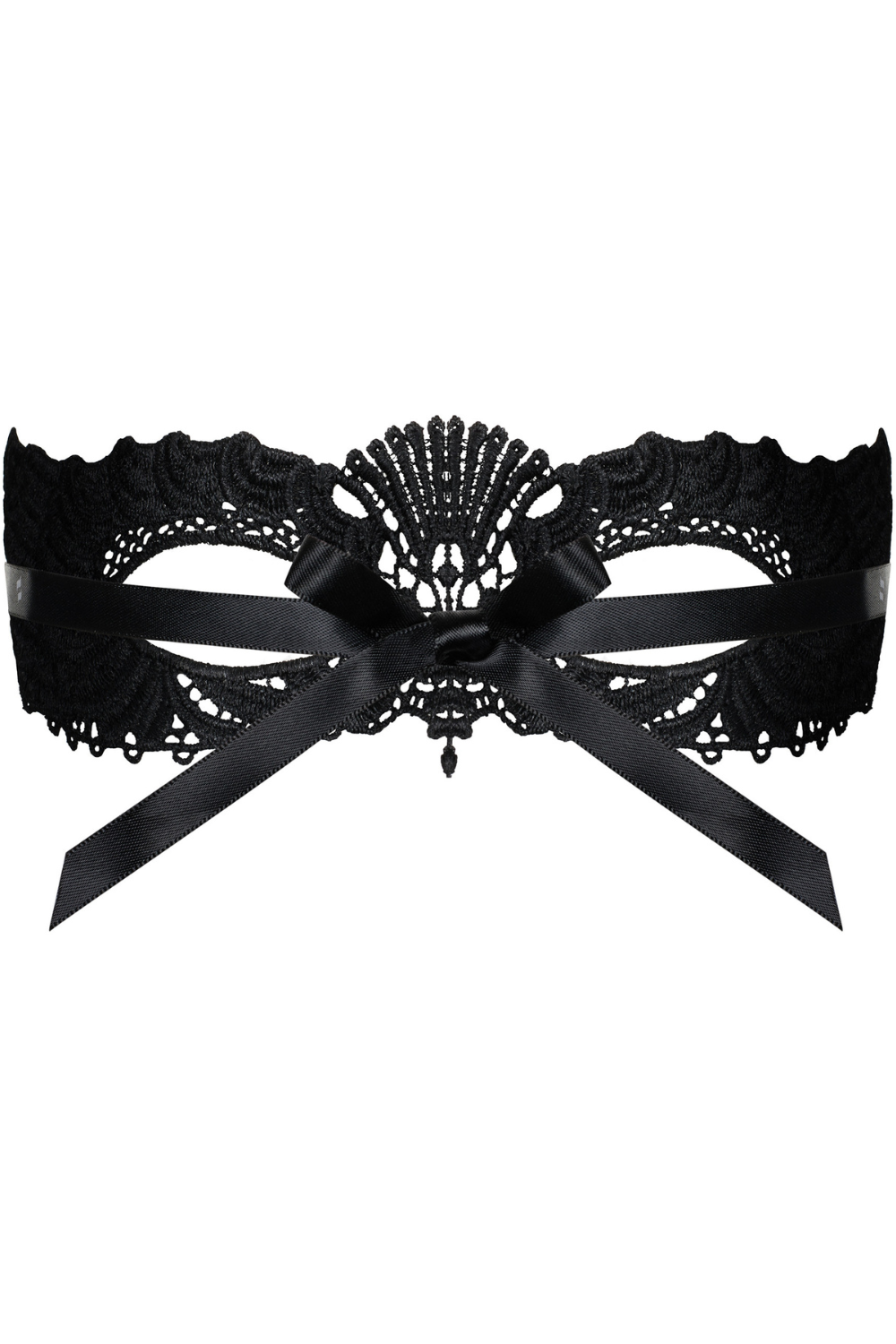 Obsessive A700 Guipure Lace Mask Black