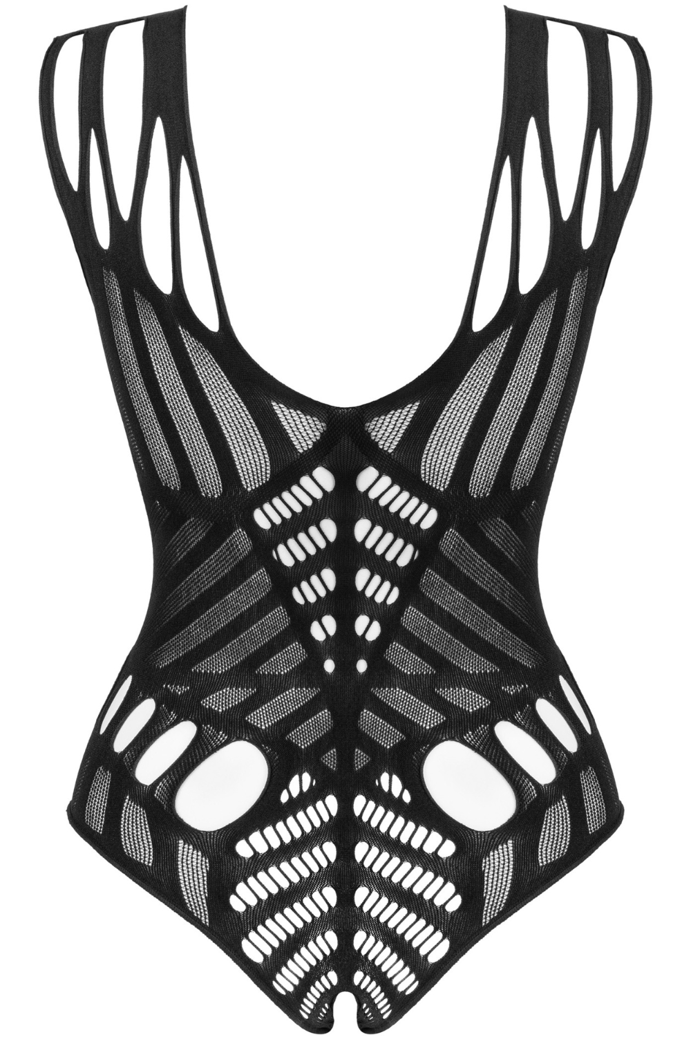 Obsessive B139 Crotchless Teddy Black