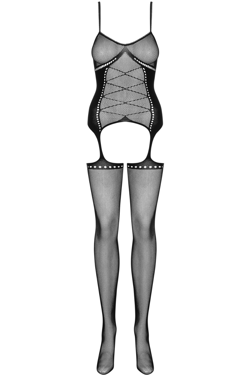 Obsessive G314 Fishnet Bodystocking Black