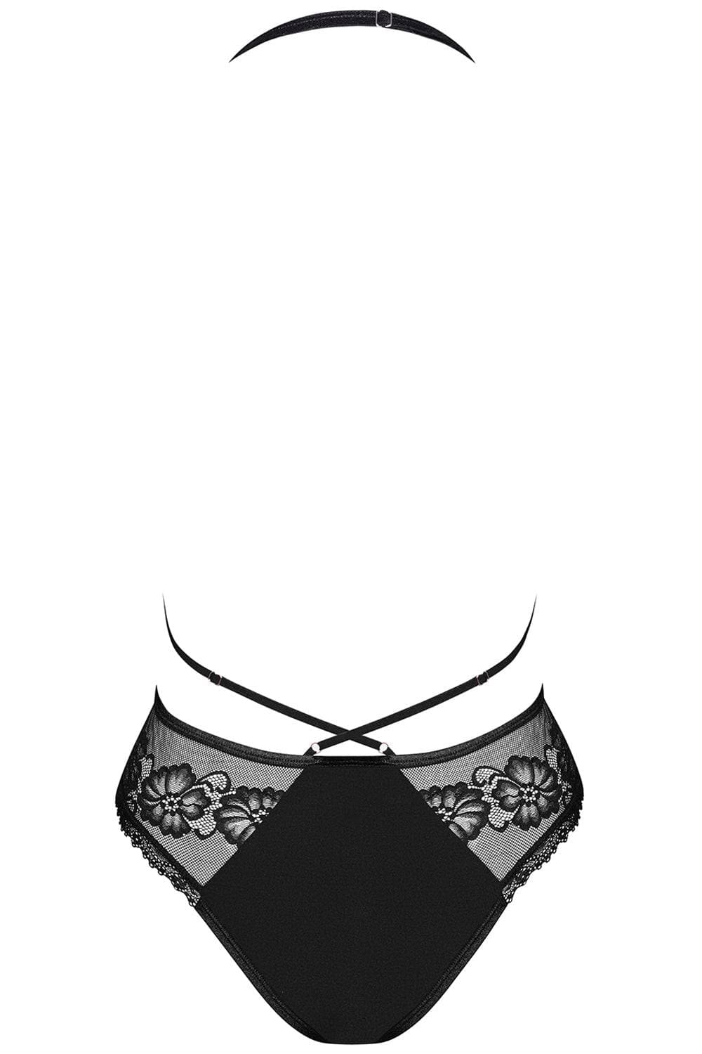 Obsessive Canndis Black Bodysuit