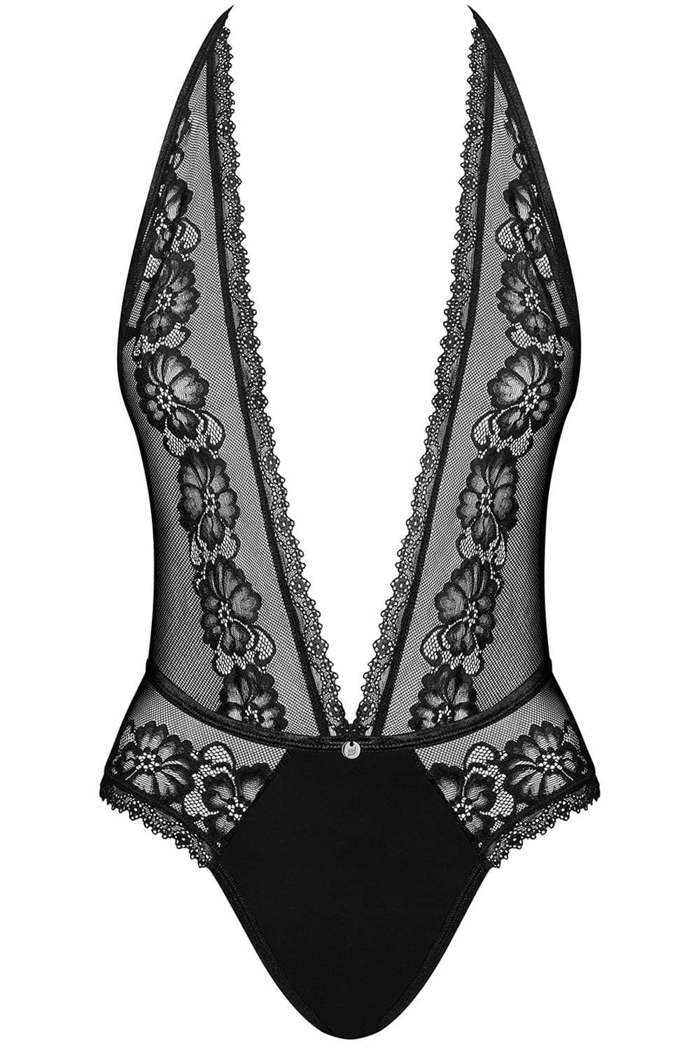 Obsessive Canndis Black Bodysuit
