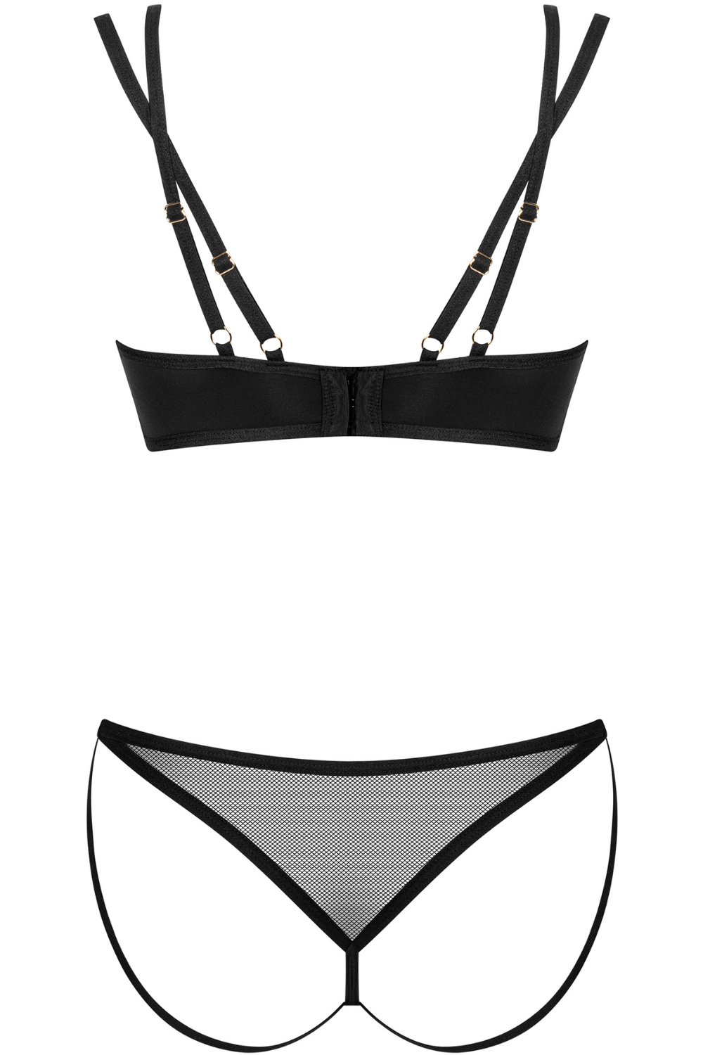 Obsessive Nesari Bra & Thong Black