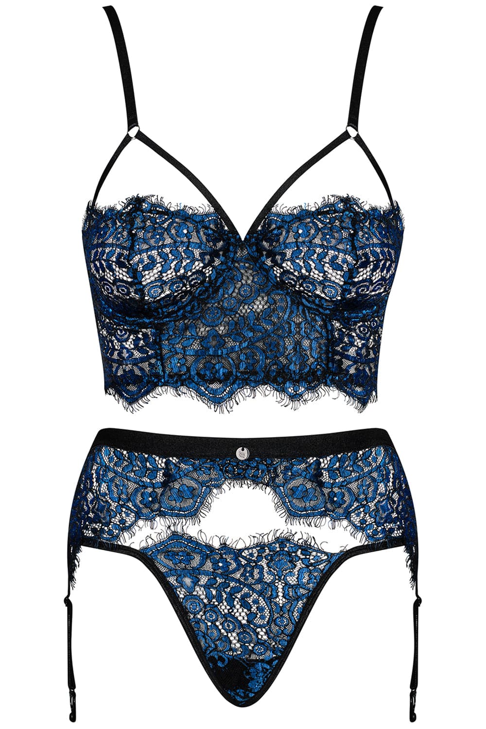 Obsessive Yassmyne Bra, Thong & Suspender