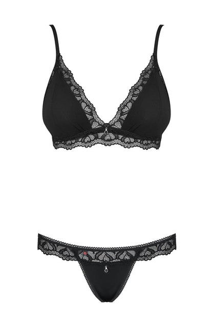 Obsessive Arisha Bra & Thong, Size L-XL (UK 12-14) - Naughty Knickers