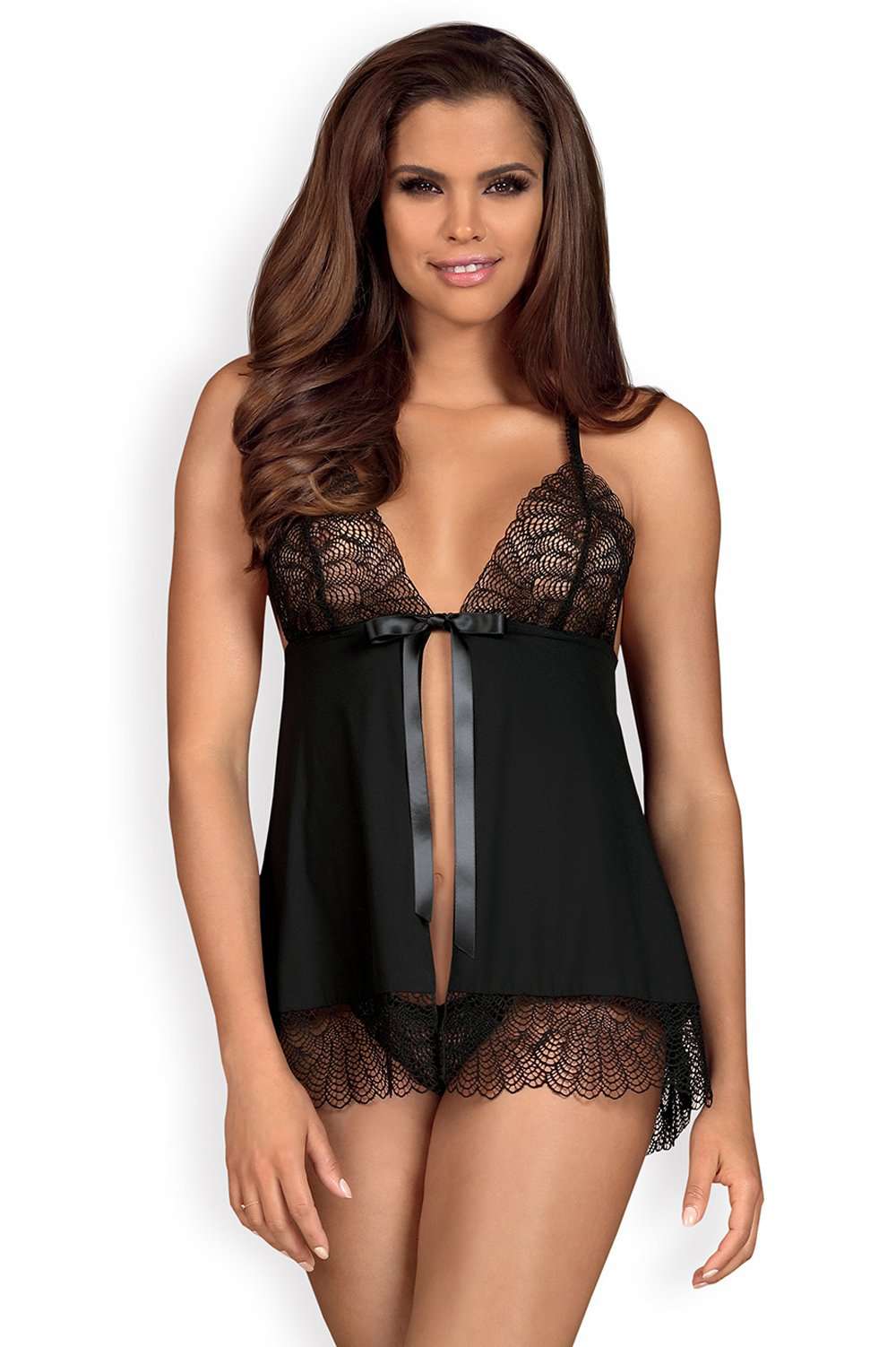 Obsessive Chiccanta Babydoll & Thong, CHIC-BAB-L/XL, CHIC-BAB-S/M