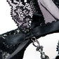 Obsessive Sheer Lace Corset & Thong, 866-COR-1-L/XL, 866-COR-1-S/M