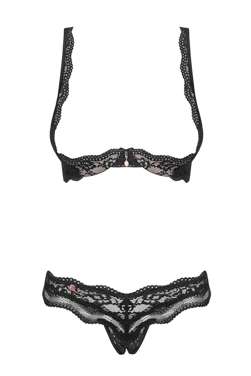 Obsessive Luvae Ouvert Bra & Thong - Naughty Knickers