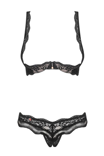 Obsessive Luvae Ouvert Bra & Thong - Naughty Knickers