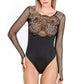 Jolidon French Connection Thong Bodysuit Black