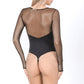 Jolidon French Connection Thong Bodysuit Black