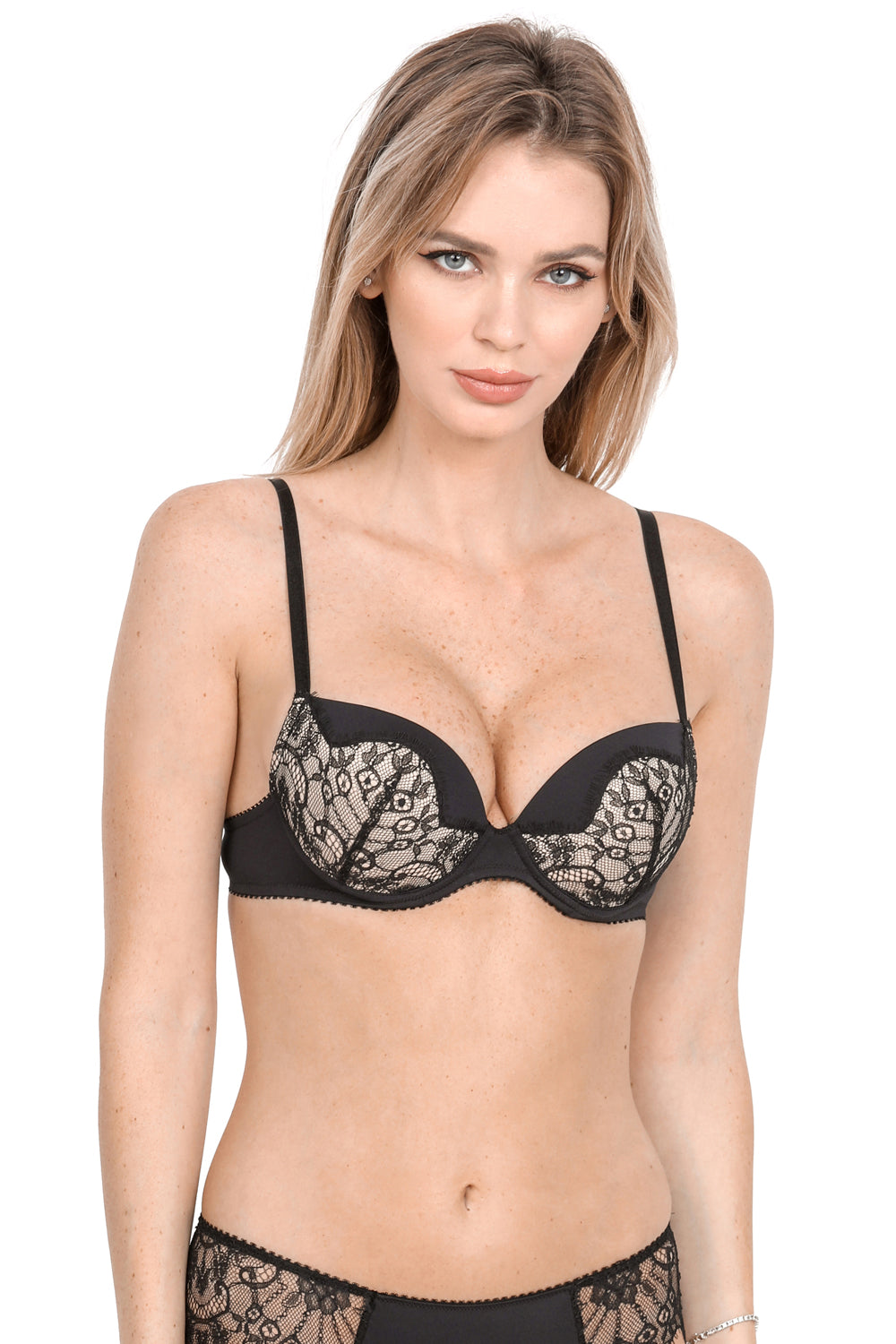 Jolidon French Connection Padded Bra Black