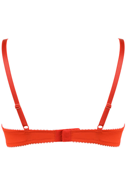 Jolidon French Connection Padded Bra Red