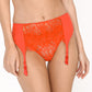 Jolidon French Connection Suspender Belt Bright Red