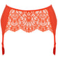 Jolidon French Connection Suspender Belt Bright Red