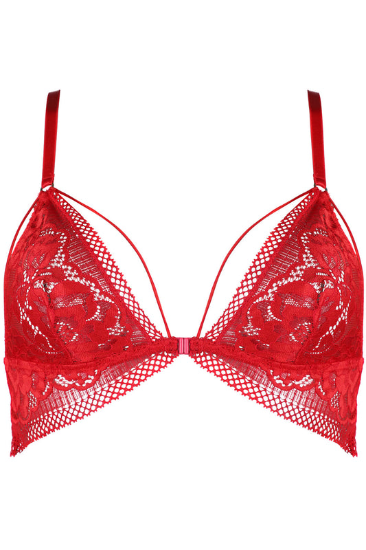 Jolidon Rock DJ Bralette Red