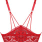 Jolidon Rock DJ Bralette Red