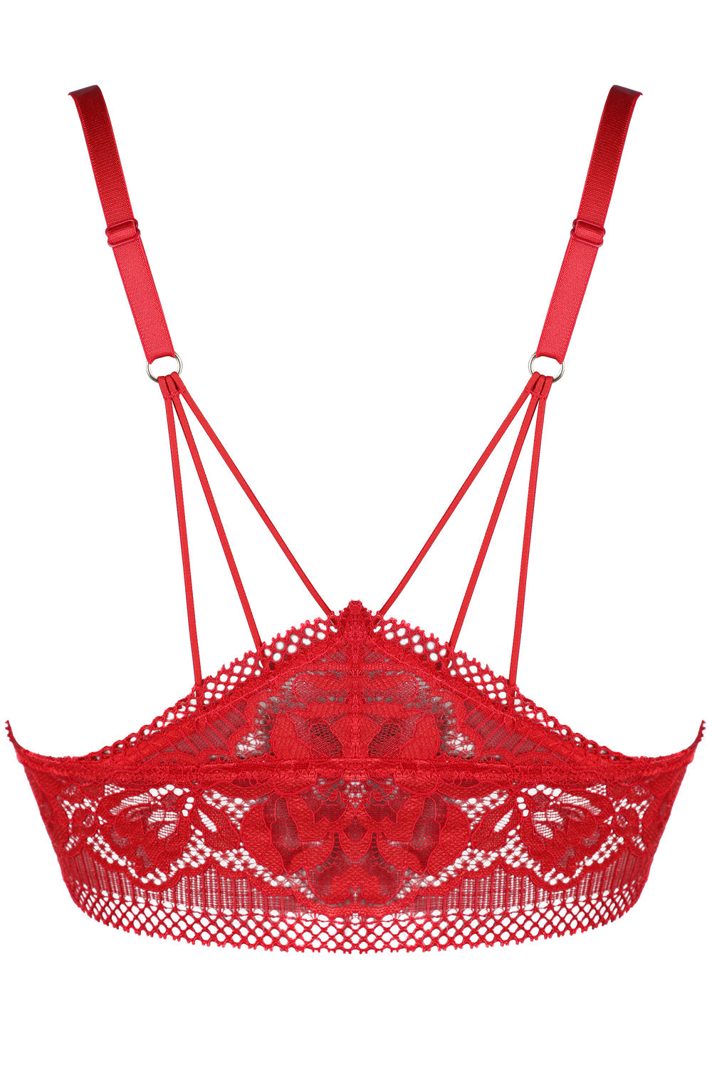 Jolidon Rock DJ Bralette Red