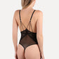 Jolidon Rock DJ Thong Bodysuit Black