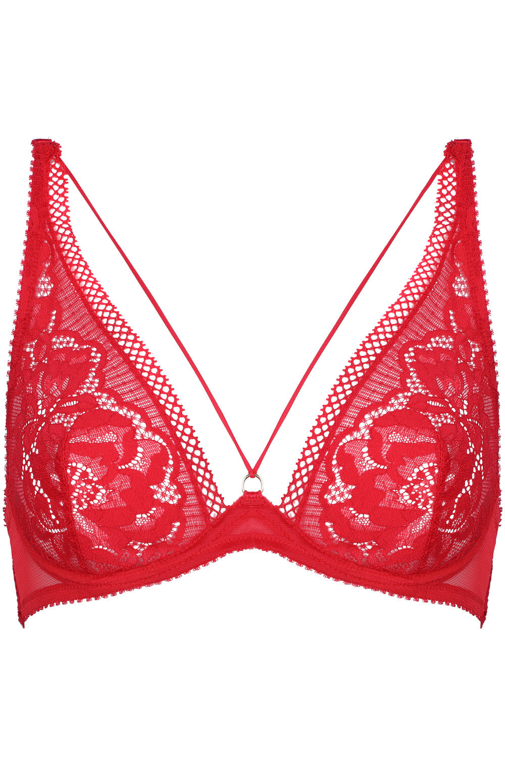 Jolidon Rock DJ Underwire Bra Red