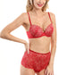 Joliform by Jolidon Hey Jude! Red Push Up Bra & High Waist Brief