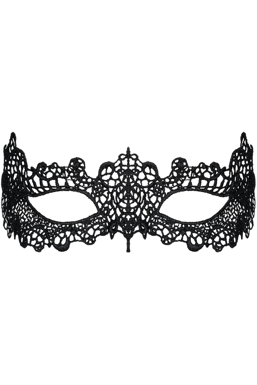 Obsessive A701 Guipure Lace Mask Black