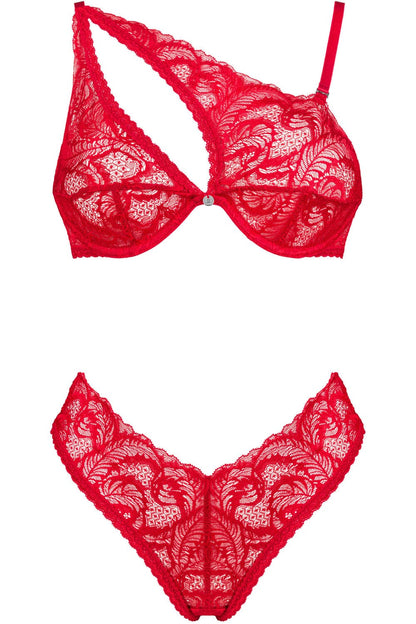 Obsessive Atenica Bra & Brief Red