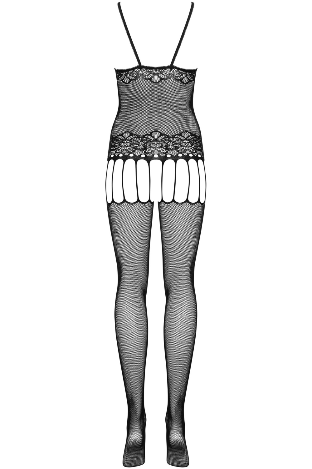 Obsessive F235 Crotchless Bodystocking Black