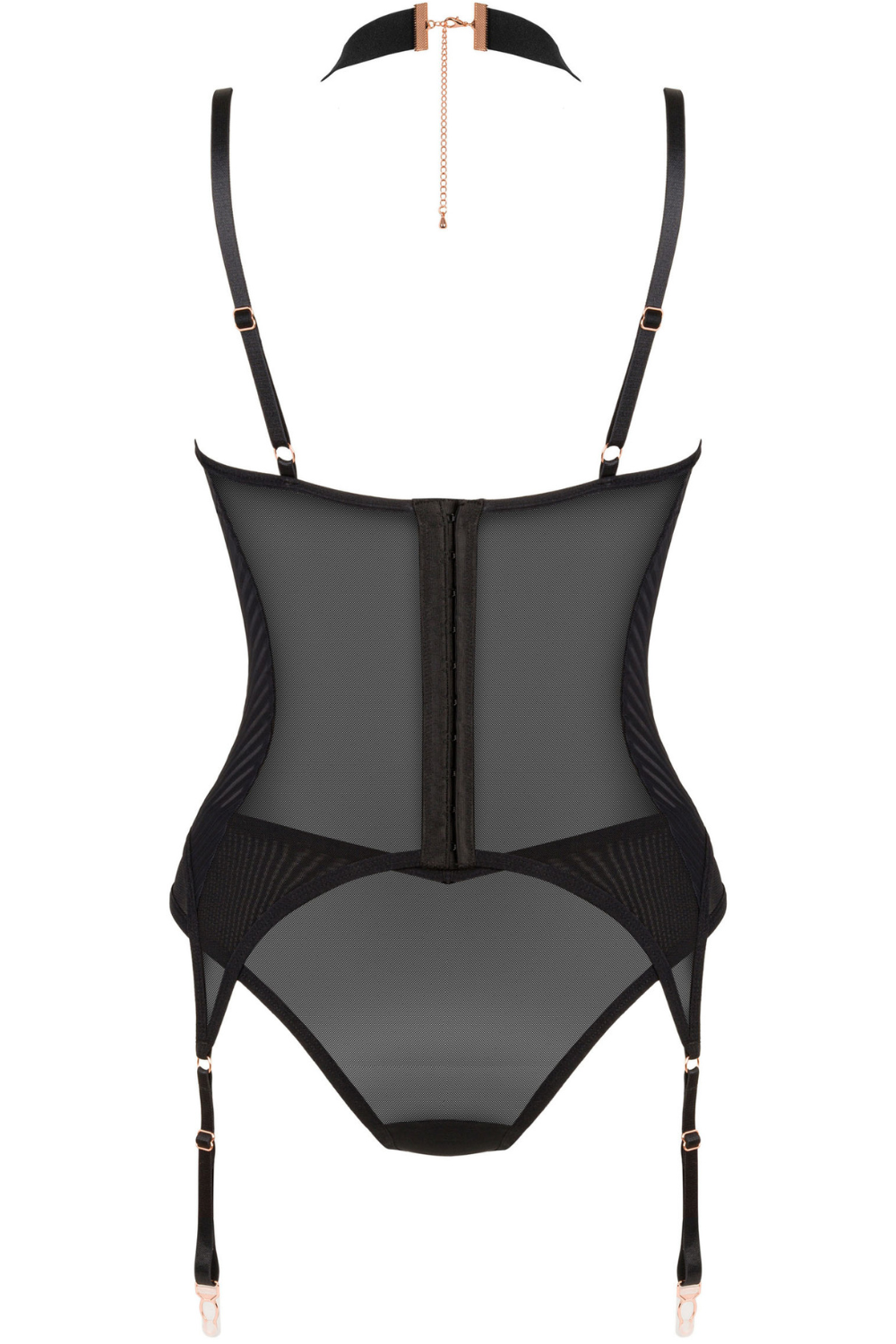 Obsessive Brasica Corset & Brief Black