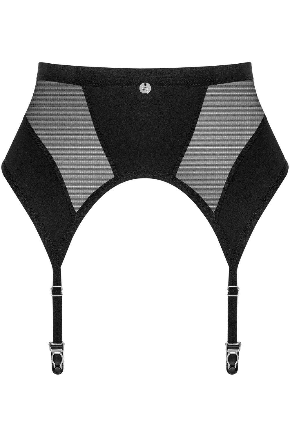 Obsessive Chic Amoria Suspender Belt Black