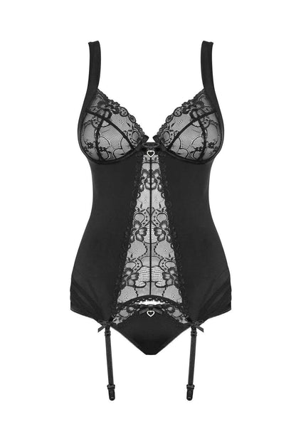 Obsessive Heartina Corset & Brief, HEARTINA-COR-L/XL, HEARTINA-COR-S/M