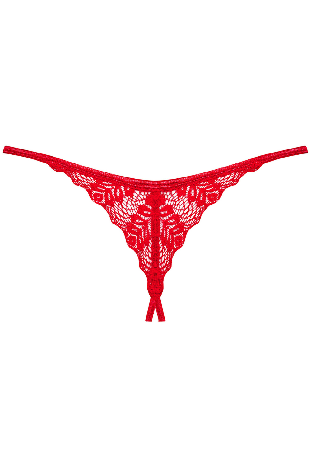 Obsessive Ingridia Crotchless Mini Thong Red