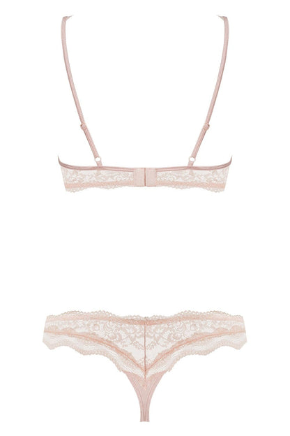 Obsessive Luvae Bra & Thong Pink