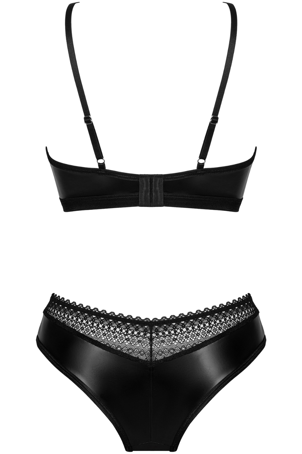 Obsessive Norides Wire Bra & Brief Black