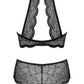 Obsessive Pearlove Cupless Bra & Crotchless Brief