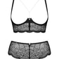 Obsessive Pearlove Cupless Bra & Crotchless Brief