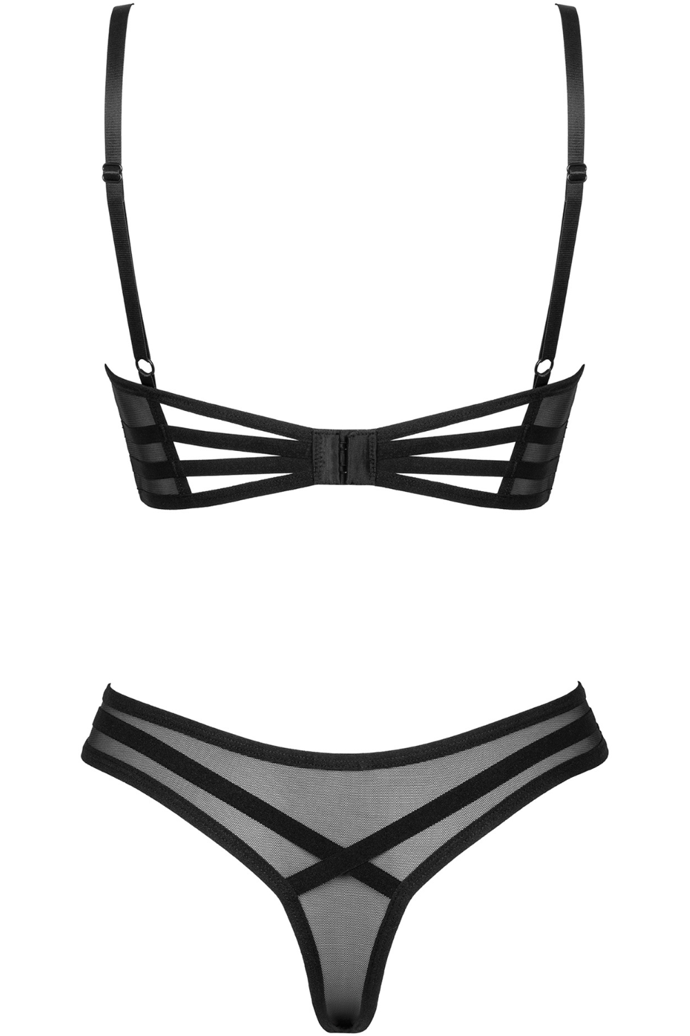 Obsessive Roxelia Bra & Thong Black