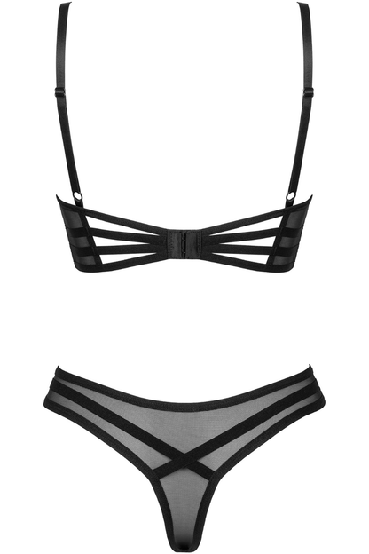 Obsessive Roxelia Bra & Thong Black